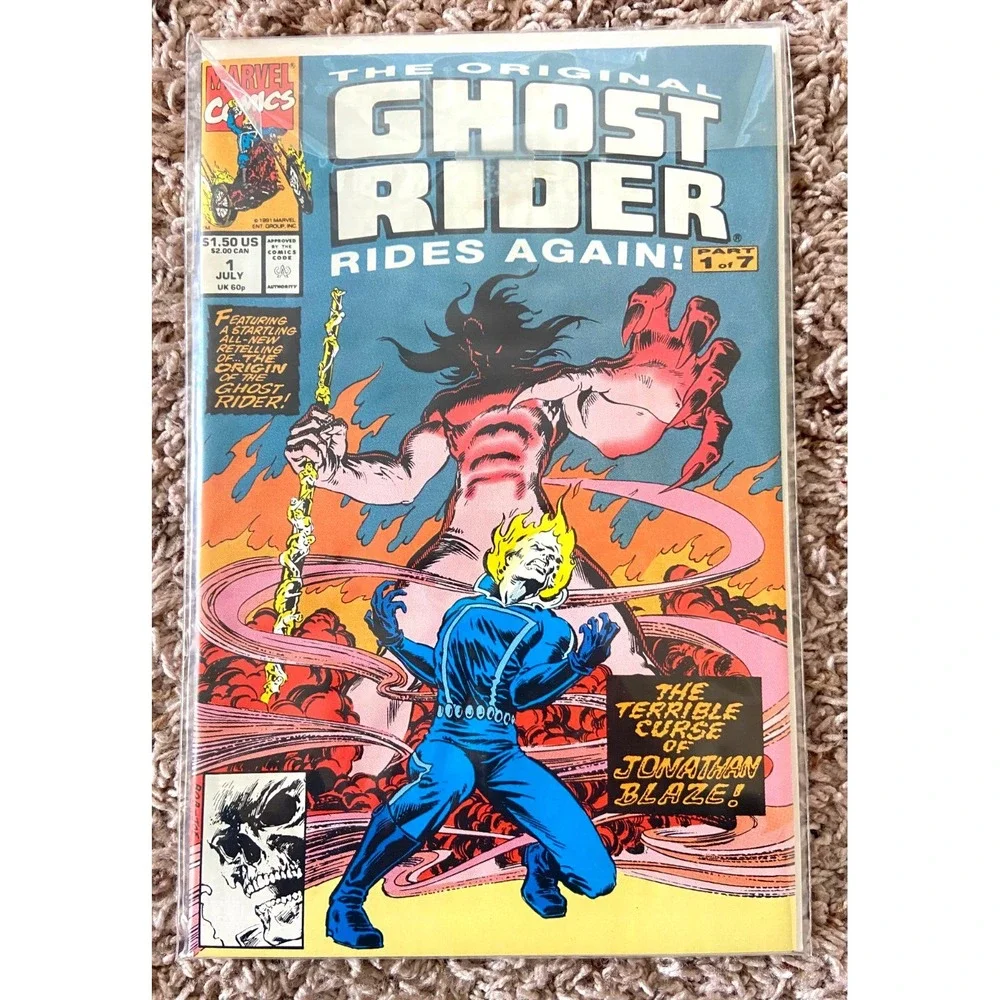 NEW Condition The Original Ghost Rider Rides Again #1 (Jul 1991,‎ Marvel) Mint